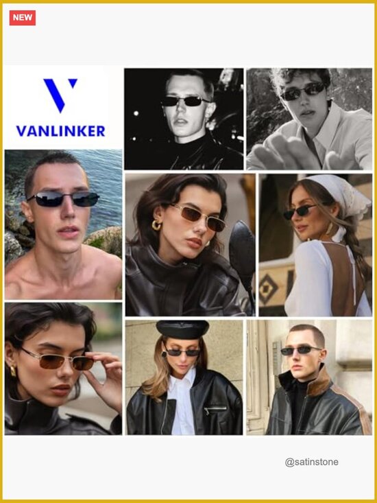 Rectangular Polarized Sunglasses with TAC Lenses – Sleek Minimalist Design main image 4